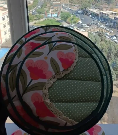 دمکن سه سایز طرح بته‌جقه